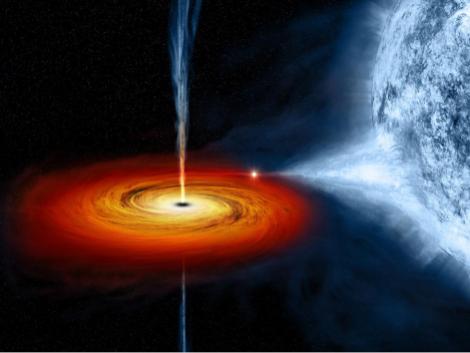 Os cientistas capturam buraco negro comendo uma estrela e, em seguida, vómitando-a de volta