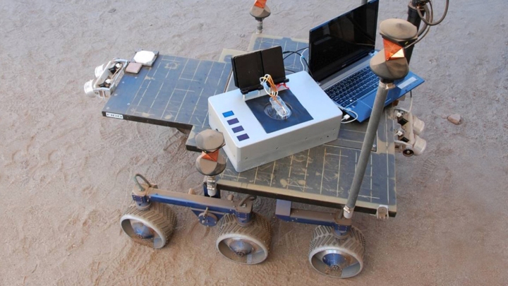 Rover de testes Laptop Quimico