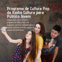 Programa de Cultura Pop da Rádio Cultura para Público Jovem